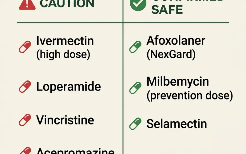 薬剤安全性の比較チャート
